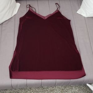 Free People》Crushed velvet Tank top